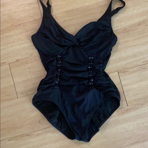 Profile By Gottex Other - Black Profile by Gottex One-Piece Swimsuit, Sz 10